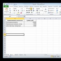 Determining the break-even point in Microsoft Excel